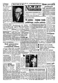 Nowiny Rzeszowskie : organ Komitetu Wojewódzkiego PZPR. 1958, R. 10, nr 38 (14 lutego)