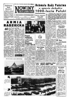 Nowiny Rzeszowskie : organ Komitetu Wojewódzkiego PZPR. 1958, R. 10, nr 45 (22-23 lutego)