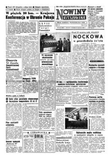 Nowiny Rzeszowskie : organ Komitetu Wojewódzkiego PZPR. 1958, R. 10, nr 144 (19 czerwca)