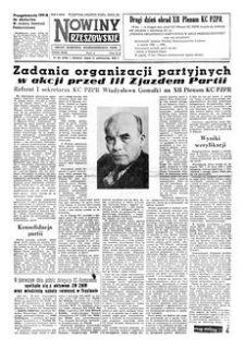 Nowiny Rzeszowskie : organ Komitetu Wojewódzkiego PZPR. 1958, R. 10, nr 247 (17 października)