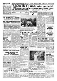 Nowiny Rzeszowskie : organ Komitetu Wojewódzkiego PZPR. 1958, R. 10, nr 263 (5 listopada)