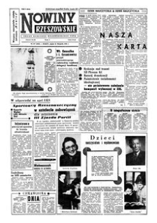 Nowiny Rzeszowskie : organ Komitetu Wojewódzkiego PZPR. 1958, R. 10, nr 277 (21 listopada)