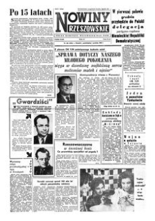 Nowiny Rzeszowskie : organ Komitetu Wojewódzkiego PZPR. 1958, R. 10, nr 285 (1 grudnia)