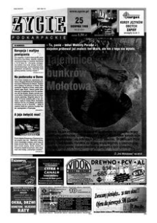 Życie Podkarpackie. 1999, nr 34 (1667) (25 sierpnia)