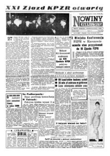 Nowiny Rzeszowskie : organ Komitetu Wojewódzkiego PZPR. 1959, R. 11, nr 24 (28 stycznia)