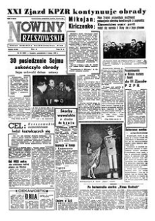 Nowiny Rzeszowskie : organ Komitetu Wojewódzkiego PZPR. 1959, R. 11, nr 28 (2 lutego)