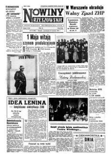 Nowiny Rzeszowskie : organ Komitetu Wojewódzkiego PZPR. 1959, R. 11, nr 95 (20 kwietnia)