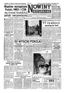 Nowiny Rzeszowskie : organ Komitetu Wojewódzkiego PZPR. 1959, R. 11, nr 111 (8 maja)