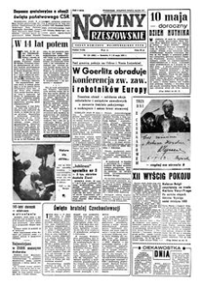 Nowiny Rzeszowskie : organ Komitetu Wojewódzkiego PZPR. 1959, R. 11, nr 112 (9-10 maja)