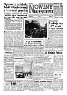 Nowiny Rzeszowskie : organ Komitetu Wojewódzkiego PZPR. 1959, R. 11, nr 115 (13 maja)