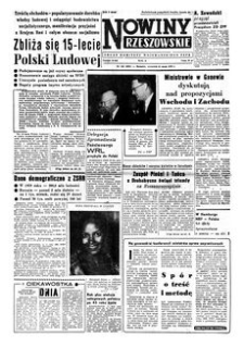 Nowiny Rzeszowskie : organ Komitetu Wojewódzkiego PZPR. 1959, R. 11, nr 122 (21 maja)