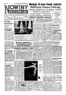 Nowiny Rzeszowskie : organ Komitetu Wojewódzkiego PZPR. 1959, R. 11, nr 133 (3 czerwca)