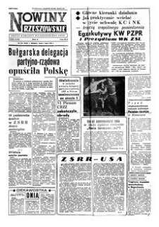 Nowiny Rzeszowskie : organ Komitetu Wojewódzkiego PZPR. 1959, R. 11, nr 157 (1 lipca)