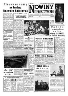 Nowiny Rzeszowskie : organ Komitetu Wojewódzkiego PZPR. 1959, R. 11, nr 164 (9 lipca)