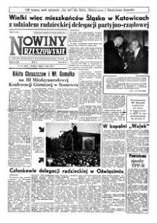 Nowiny Rzeszowskie : organ Komitetu Wojewódzkiego PZPR. 1959, R. 11, nr 171 (17 lipca)