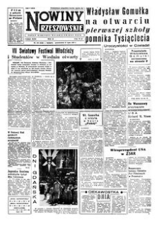 Nowiny Rzeszowskie : organ Komitetu Wojewódzkiego PZPR. 1959, R. 11, nr 179 (27 lipca)