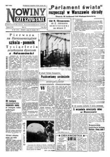 Nowiny Rzeszowskie : organ Komitetu Wojewódzkiego PZPR. 1959, R. 11, nr 207 (28 sierpnia)