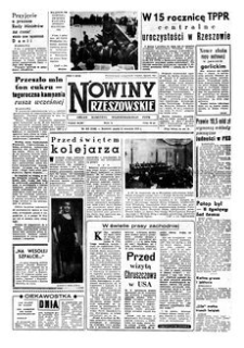 Nowiny Rzeszowskie : organ Komitetu Wojewódzkiego PZPR. 1959, R. 11, nr 219 (11 września)
