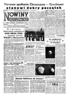 Nowiny Rzeszowskie : organ Komitetu Wojewódzkiego PZPR. 1959, R. 11, nr 224 (17 września)