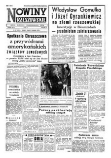 Nowiny Rzeszowskie : organ Komitetu Wojewódzkiego PZPR. 1959, R. 11, nr 229 (23 września)