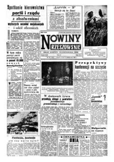 Nowiny Rzeszowskie : organ Komitetu Wojewódzkiego PZPR. 1959, R. 11, nr 247 (14 października)