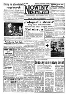 Nowiny Rzeszowskie : organ Komitetu Wojewódzkiego PZPR. 1959, R. 11, nr 260 (28 października)