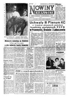 Nowiny Rzeszowskie : organ Komitetu Wojewódzkiego PZPR. 1959, R. 11, nr 280 (20 listopada)