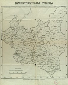 Rzeczpospolita Polska : podział administracyjny ogólny według stanu z dnia 1 stycznia 1929 r.