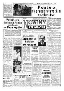 Nowiny Rzeszowskie : organ Komitetu Wojewódzkiego PZPR. 1960, R. 12, nr 9 (12 stycznia)