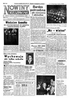 Nowiny Rzeszowskie : organ Komitetu Wojewódzkiego PZPR. 1960, R. 12, nr 16 (20 stycznia)
