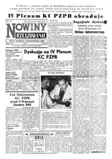 Nowiny Rzeszowskie : organ Komitetu Wojewódzkiego PZPR. 1960, R. 12, nr 17 (21 stycznia)