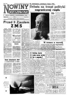 Nowiny Rzeszowskie : organ Komitetu Wojewódzkiego PZPR. 1960, R. 12, nr 39 (16 lutego)