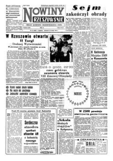 Nowiny Rzeszowskie : organ Komitetu Wojewódzkiego PZPR. 1960, R. 12, nr 41 (18 lutego)