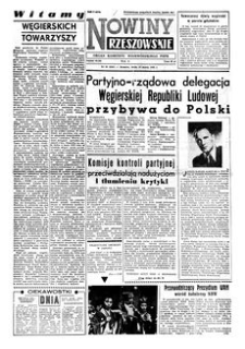 Nowiny Rzeszowskie : organ Komitetu Wojewódzkiego PZPR. 1960, R. 12, nr 64 (16 marca)
