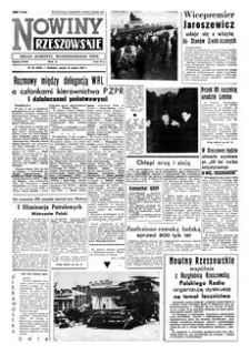 Nowiny Rzeszowskie : organ Komitetu Wojewódzkiego PZPR. 1960, R. 12, nr 66 (18 marca)