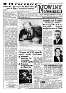 Nowiny Rzeszowskie : organ Komitetu Wojewódzkiego PZPR. 1960, R. 12, nr 94 (21 kwietnia)