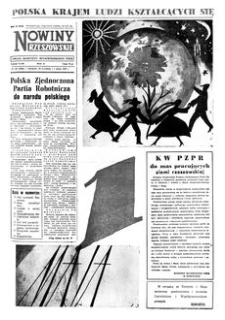 Nowiny Rzeszowskie : organ Komitetu Wojewódzkiego PZPR. 1960, R. 12, nr 102 (30 kwietnia-1 maja)
