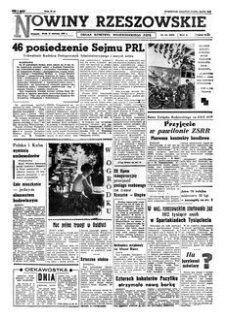 Nowiny Rzeszowskie : organ Komitetu Wojewódzkiego PZPR. 1960, R. 12, nr 141 (15 czerwca)