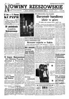 Nowiny Rzeszowskie : organ Komitetu Wojewódzkiego PZPR. 1960, R. 12, nr 142 (16 czerwca)