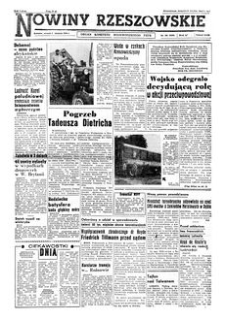 Nowiny Rzeszowskie : organ Komitetu Wojewódzkiego PZPR. 1960, R. 12, nr 182 (2 sierpnia)