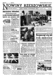 Nowiny Rzeszowskie : organ Komitetu Wojewódzkiego PZPR. 1960, R. 12, nr 209 (2 września)