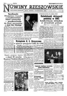 Nowiny Rzeszowskie : organ Komitetu Wojewódzkiego PZPR. 1960, R. 12, nr 235 (3 października)