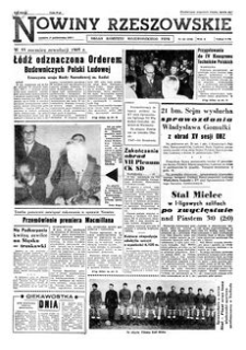 Nowiny Rzeszowskie : organ Komitetu Wojewódzkiego PZPR. 1960, R. 12, nr 247 (17 października)