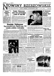 Nowiny Rzeszowskie : organ Komitetu Wojewódzkiego PZPR. 1960, R. 12, nr 250 (20 października)