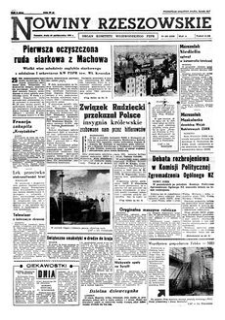 Nowiny Rzeszowskie : organ Komitetu Wojewódzkiego PZPR. 1960, R. 12, nr 255 (26 października)
