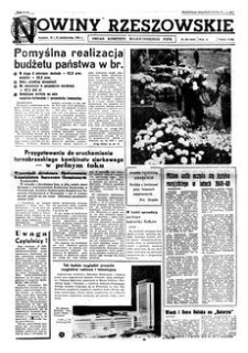Nowiny Rzeszowskie : organ Komitetu Wojewódzkiego PZPR. 1960, R. 12, nr 258 (29-30 października)