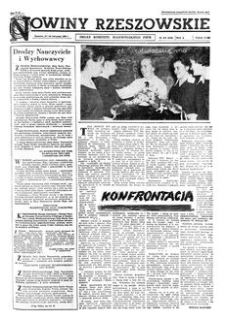 Nowiny Rzeszowskie : organ Komitetu Wojewódzkiego PZPR. 1960, R. 12, nr 276 (19-20 listopada)