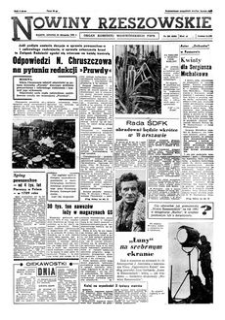 Nowiny Rzeszowskie : organ Komitetu Wojewódzkiego PZPR. 1960, R. 12, nr 280 (24 listopada)