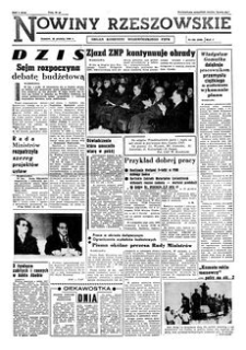 Nowiny Rzeszowskie : organ Komitetu Wojewódzkiego PZPR. 1960, R. 12, nr 302 (20 grudnia)
