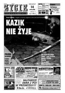 Życie Podkarpackie. 2000, nr 24 (1713) (14 czerwca)